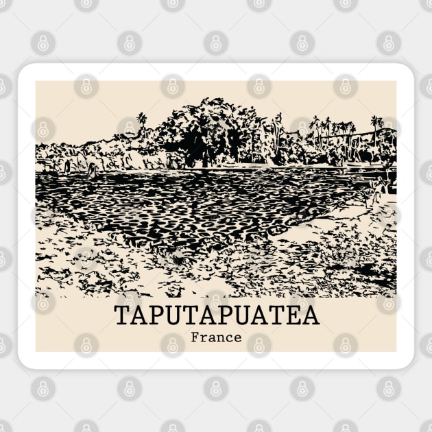 Taputapuātea - France Magnet by Lakeric